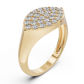 Sterling Silver Moissanite Ring
