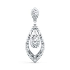 Sterling Silver Pendant Vintage Style