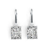 Sterling Silver Semi Mount Earrings Setting Emerald OCT 10X8mm DHJ
