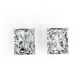 Sterling Silver Semi Mount Earrings Setting Emerald OCT 10X8mm DHJ