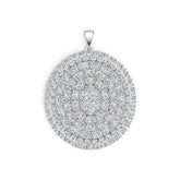 Sterling Silver Semi Mount Pendant Setting Oval OV 4X3mm DHJ