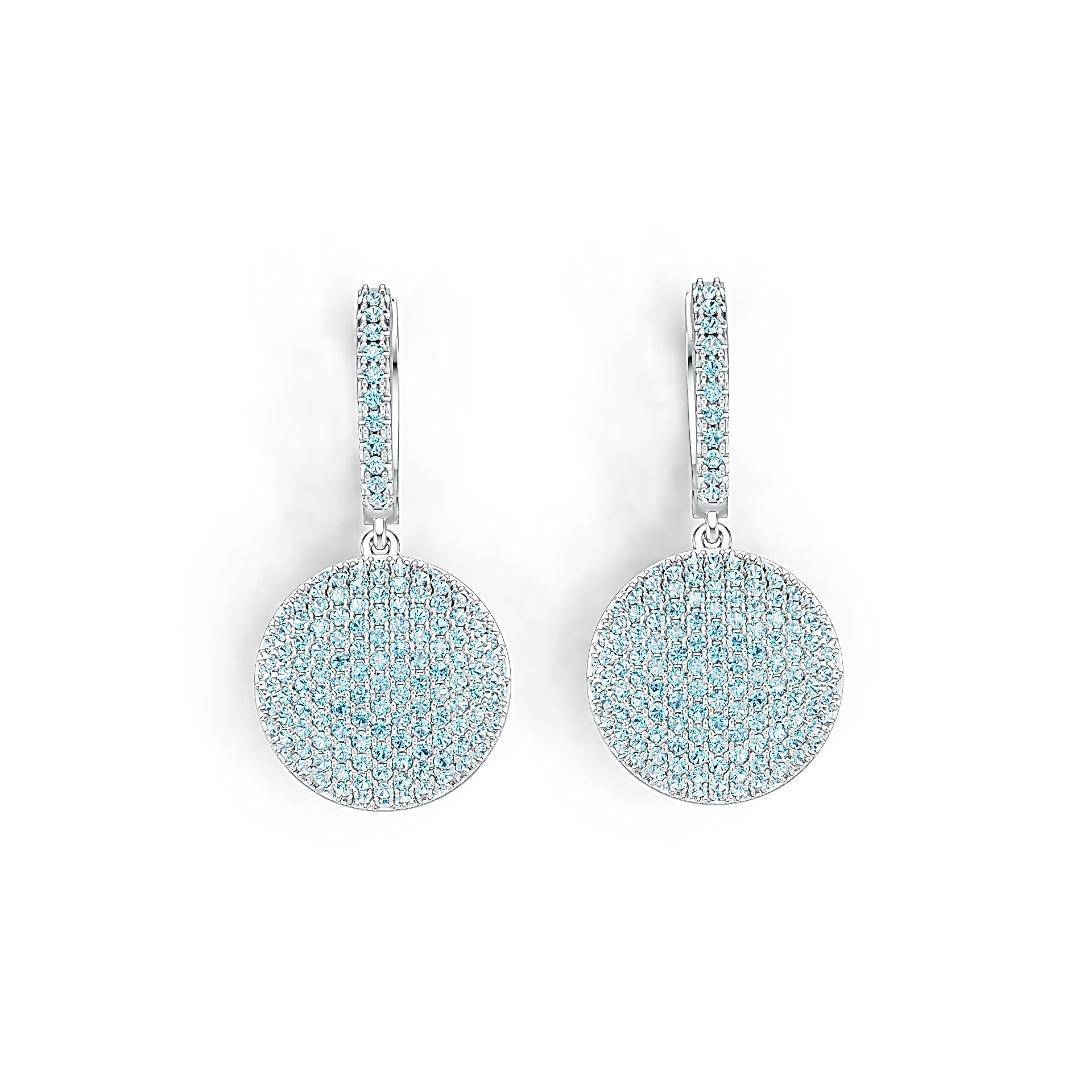 Sterling Silver Semi Mount Earrings Setting Round RD 1.3mm DHJ