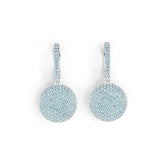 Sterling Silver Semi Mount Earrings Setting Round RD 1.3mm DHJ