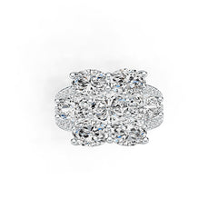 Sterling Silver Semi Mount Ring Setting Oval OV 7X5mm DHJ