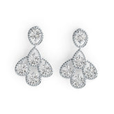 Sterling Silver Semi Mount Earrings Setting Round RD 6x6mm DHJ