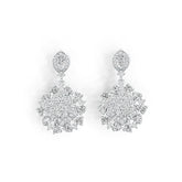 Sterling Silver Semi Mount Earrings Setting Pear PE 5X3mm PE 4X3mm DHJ