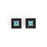 Sterling Silver Semi Mount Earrings Setting Princess SQ 5x5mm DHJ