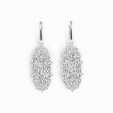 Sterling Silver Semi Mount Earrings Setting Pear PE 5x4mm DHJ
