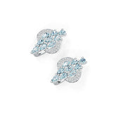 Sterling Silver Semi Mount Earrings Setting Pear PE 5X3mm DHJ