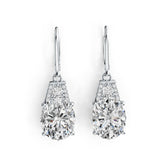 Sterling Silver Semi Mount Earrings Setting Oval OV 11X9mm DHJ