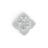 Sterling Silver Semi Mount Pendant Setting Pear PE 4X3mm Syzjewelry