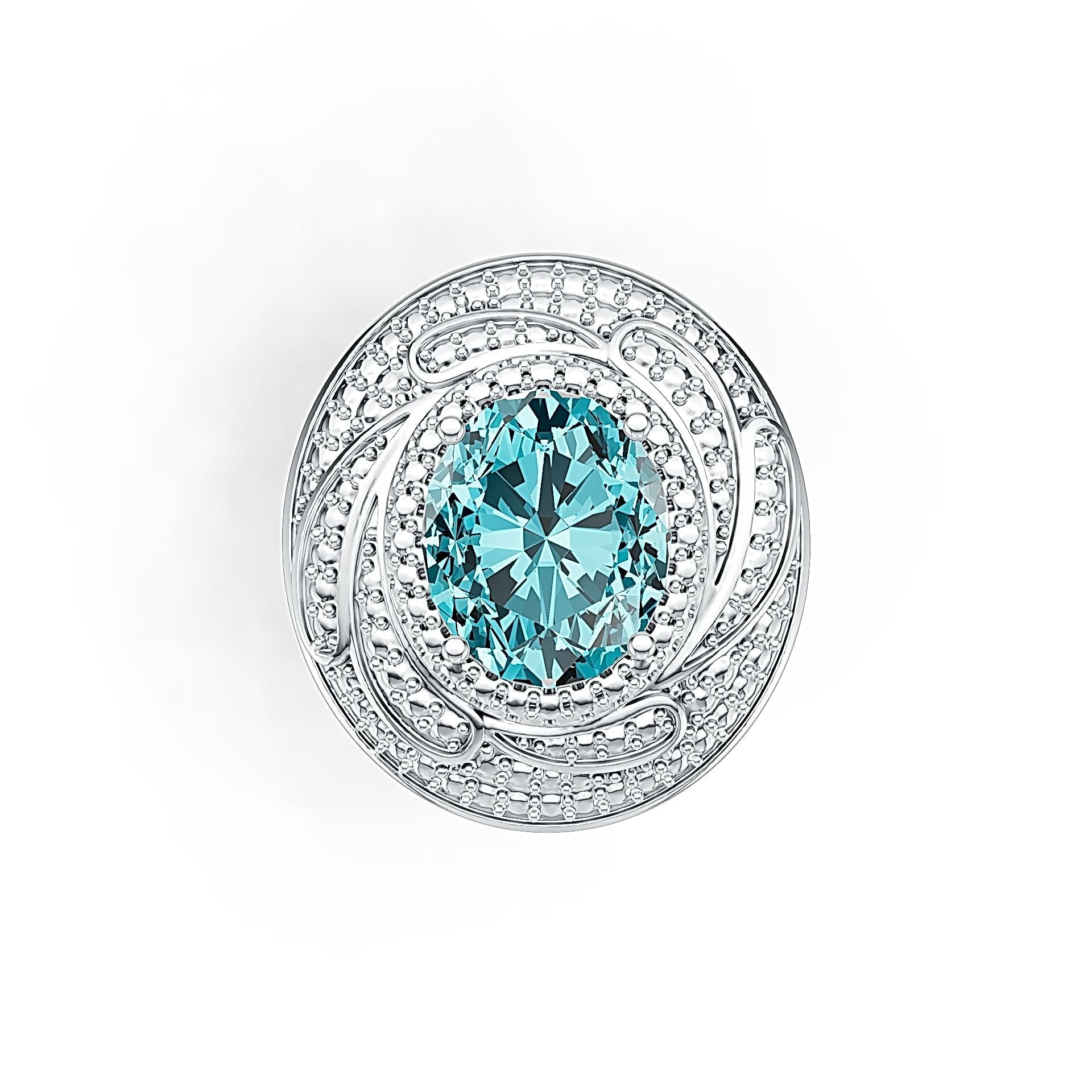 Sterling Silver Semi Mount Ring Setting Oval OV DHJ