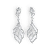 Sterling Silver Semi Mount Earrings Setting Round RD 3x3mm DHJ