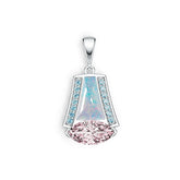 Sterling Silver Semi Mount Pendant Setting Marquise MQ 12X6mm DHJ
