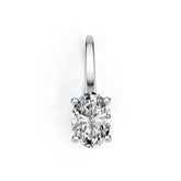 Sterling Silver Semi Mount Earrings Setting Oval OV 7X5mm DHJ