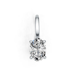 Sterling Silver Semi Mount Earrings Setting Oval OV 7X5mm DHJ