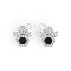 Sterling Silver Semi Mount Earrings Setting Round RD 2.6mm DHJ