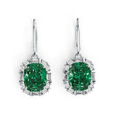 Sterling Silver Semi Mount Earrings Setting Cushion CU 10X8mm DHJ