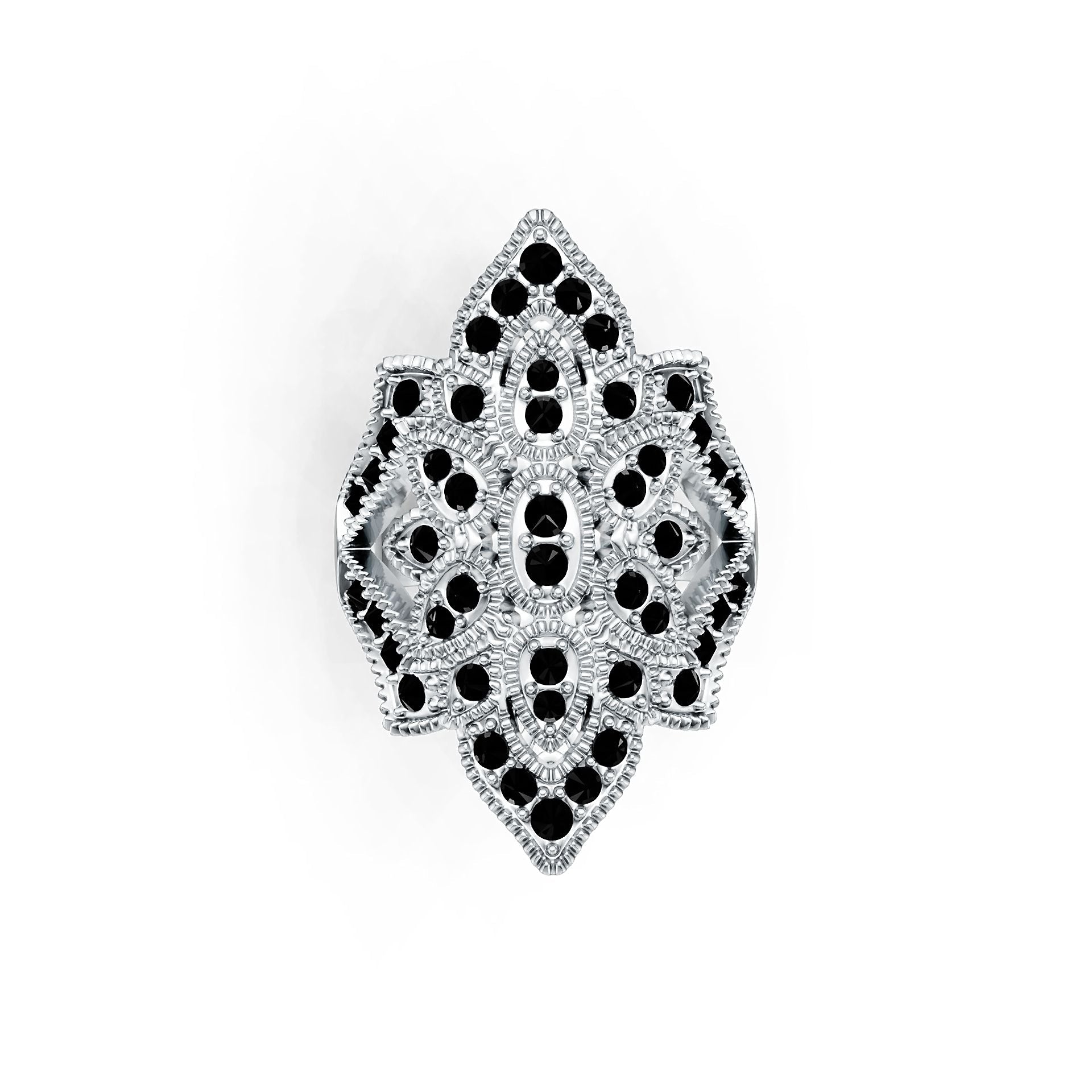 Sterling Silver Semi Mount Ring Setting Round RD 2x2mm DHJ