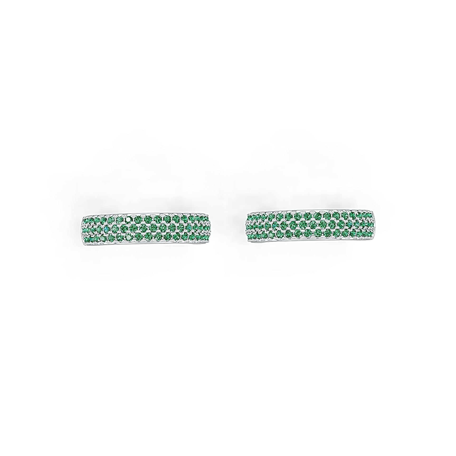 Sterling Silver Semi Mount Earrings Setting Round RD 1.25mm DHJ