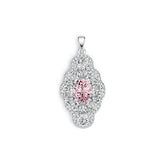 Sterling Silver Semi Mount Pendant Setting Oval OV 10X8mm PE 8X6mm OV 6X4mm DHJ