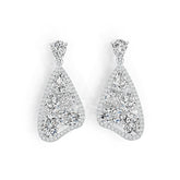 Sterling Silver Semi Mount Earrings Setting PE 9X6mm PE 8X5mm OV 9X7mm CU 6X6mm DHJ