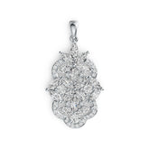 Sterling Silver Semi Mount Pendant Setting Marquise MQ 5X2.5mm DHJ