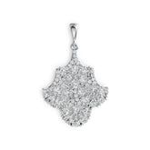 Sterling Silver Semi Mount Pendant Setting Pear PE 4X3mm PE 5X3mm DHJ