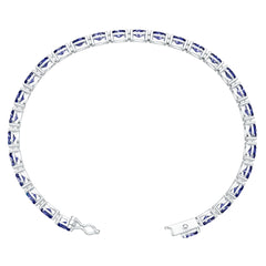 Sterling Silver Semi Mount Bracelet Setting Oval OV 6x4mm DHJ