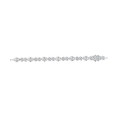 Sterling Silver Semi Mount Bracelet Setting Trillion TR 7X7mm with White Topaz or Moissanite DHJ