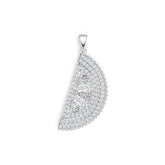 Sterling Silver Semi Mount Pendant Setting Pear PE 5X3mm DHJ