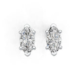 Sterling Silver Semi Mount Earrings Setting Marquise MQ 9X4.5mm Stud DHJ