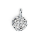 Sterling Silver Semi Mount Pendant Setting Heart HT 7X7mm DHJ