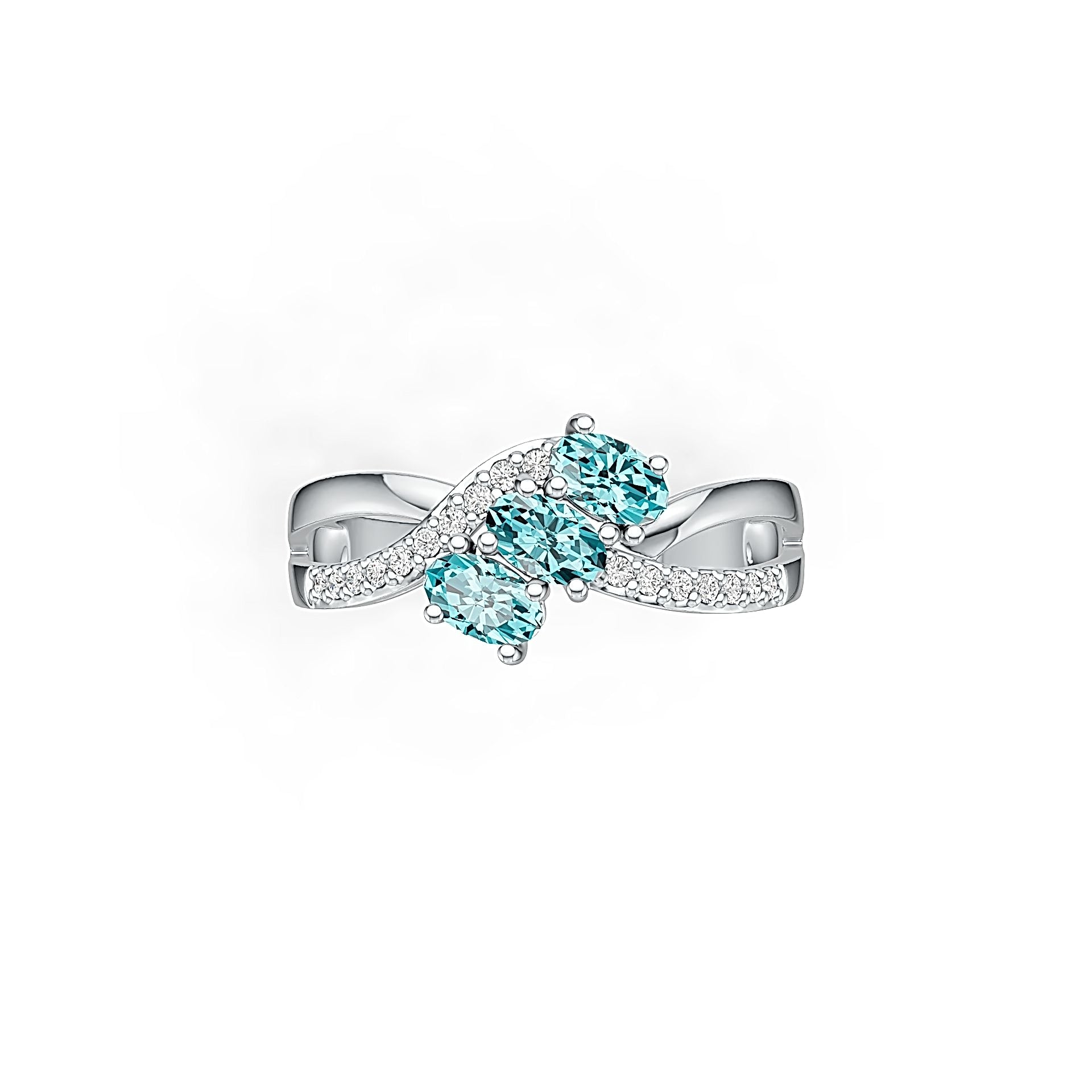 Sterling Silver Semi Mount Ring Setting Oval OV 5x3mm DHJ