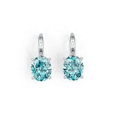 Sterling Silver Semi Mount Earrings Setting Oval OV 10X8mm DHJ