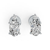 Sterling Silver Semi Mount Earrings Setting Oval OV 6x4mm Syzjewelry