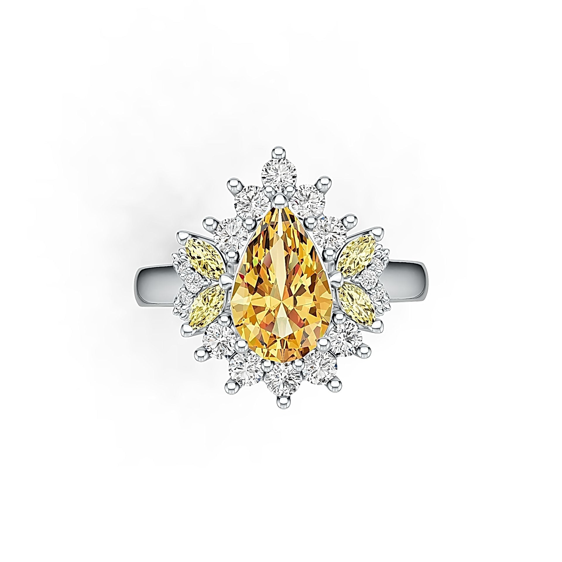 Sterling Silver Semi Mount Ring Setting Round RD Center主石mm DHJ