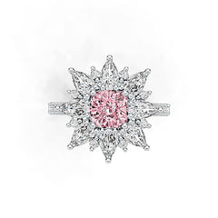 Sterling Silver Semi Mount Ring Setting Cushion CU 6x6mm PE 5x3mm Syzjewelry