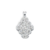Sterling Silver Semi Mount Pendant Setting Round RD 6x6mm - Syzjewelry