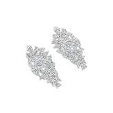 Sterling Silver Semi Mount Earrings Setting Pear PE 5X3mm MQ 5X2mm DHJ