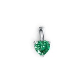 Sterling Silver Semi Mount Pendant Setting Heart HT 5.5X5.5mm DHJ