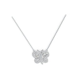 Sterling Silver Semi Mount Pendant Setting Oval OV 8X6mm OV 6X4mm Butterfly Theme DHJ
