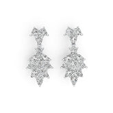 Sterling Silver Semi Mount Earrings Setting Pear PE 6X4mm PE 5X4mm DHJ