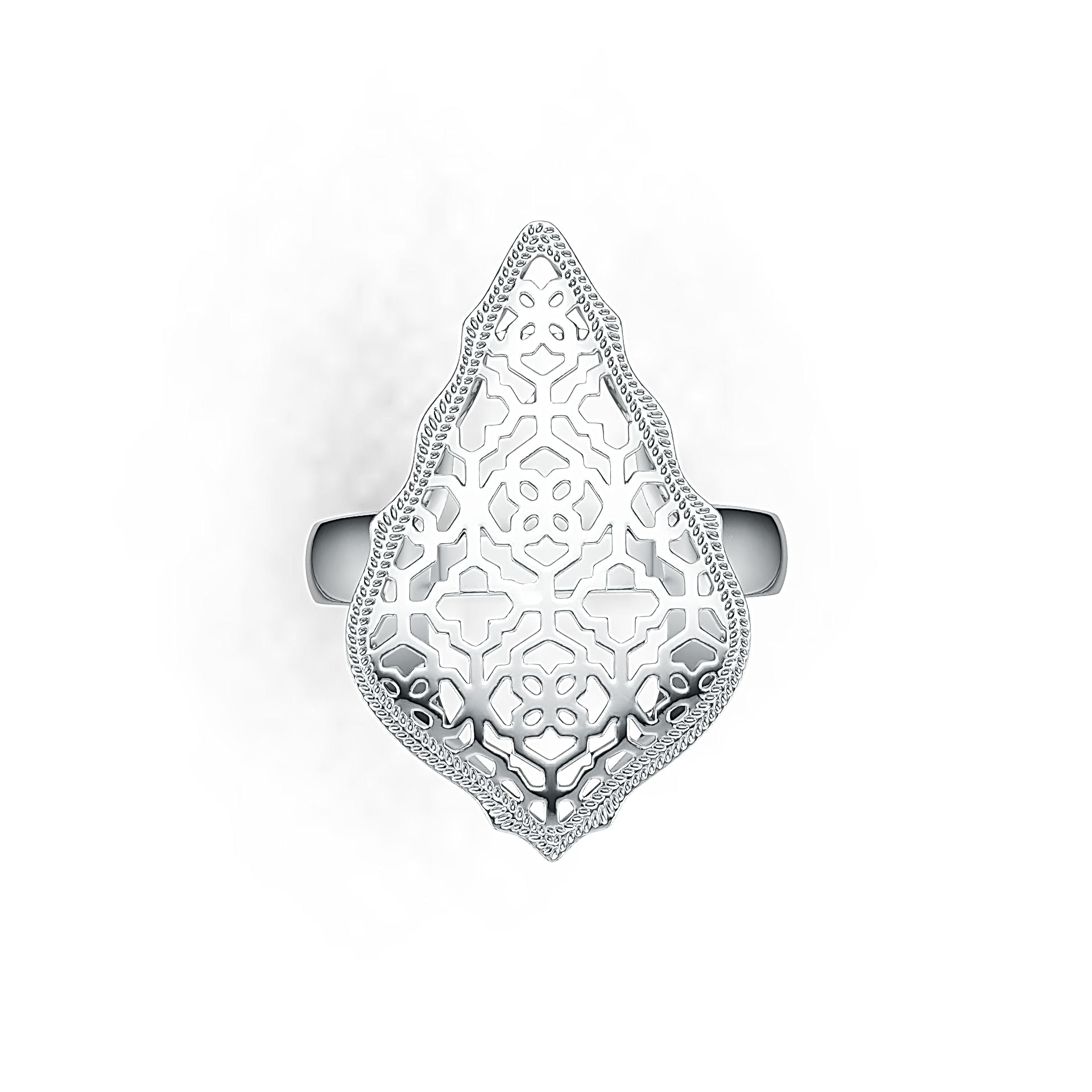 Sterling Silver Semi Mount Ring Setting Filigree DHJ