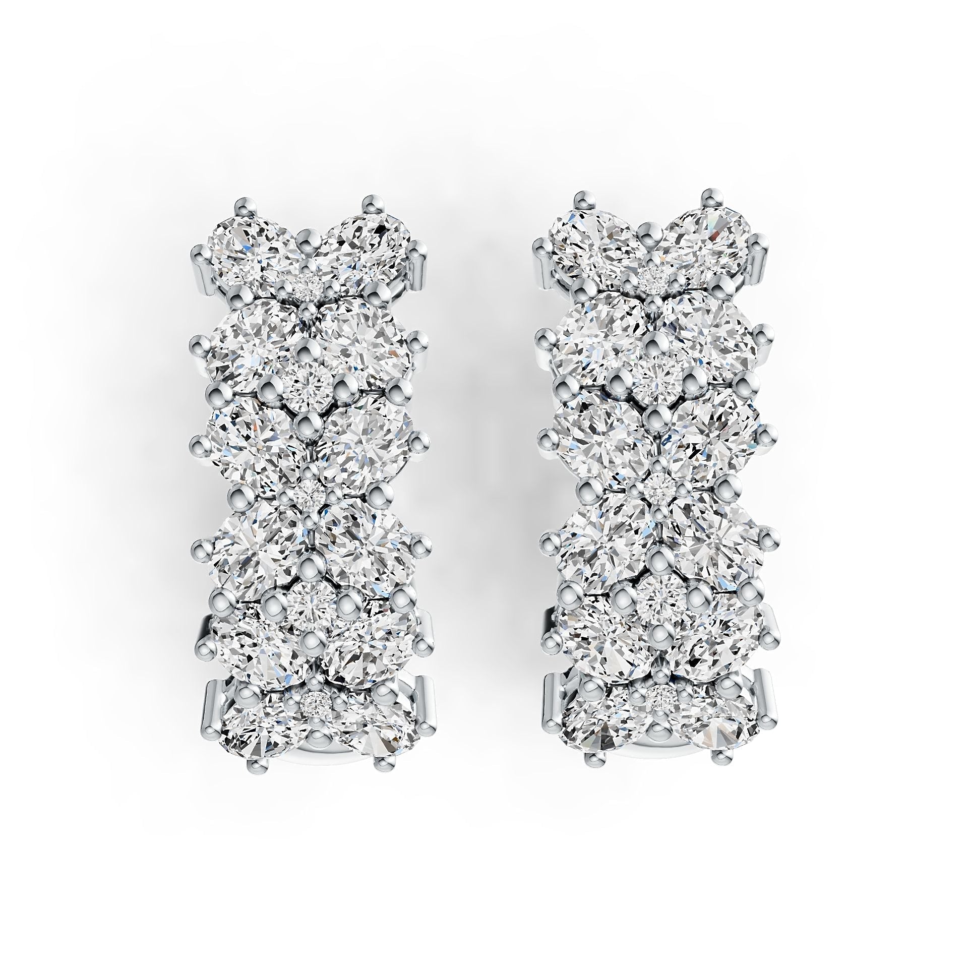 Sterling Silver Semi Mount Earrings Setting Oval OV 4X3mm DHJ