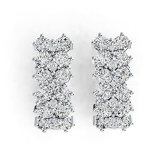 Sterling Silver Semi Mount Earrings Setting Oval OV 4X3mm DHJ