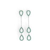 Sterling Silver Semi Mount Earrings Setting Round RD 1.1mm DHJ