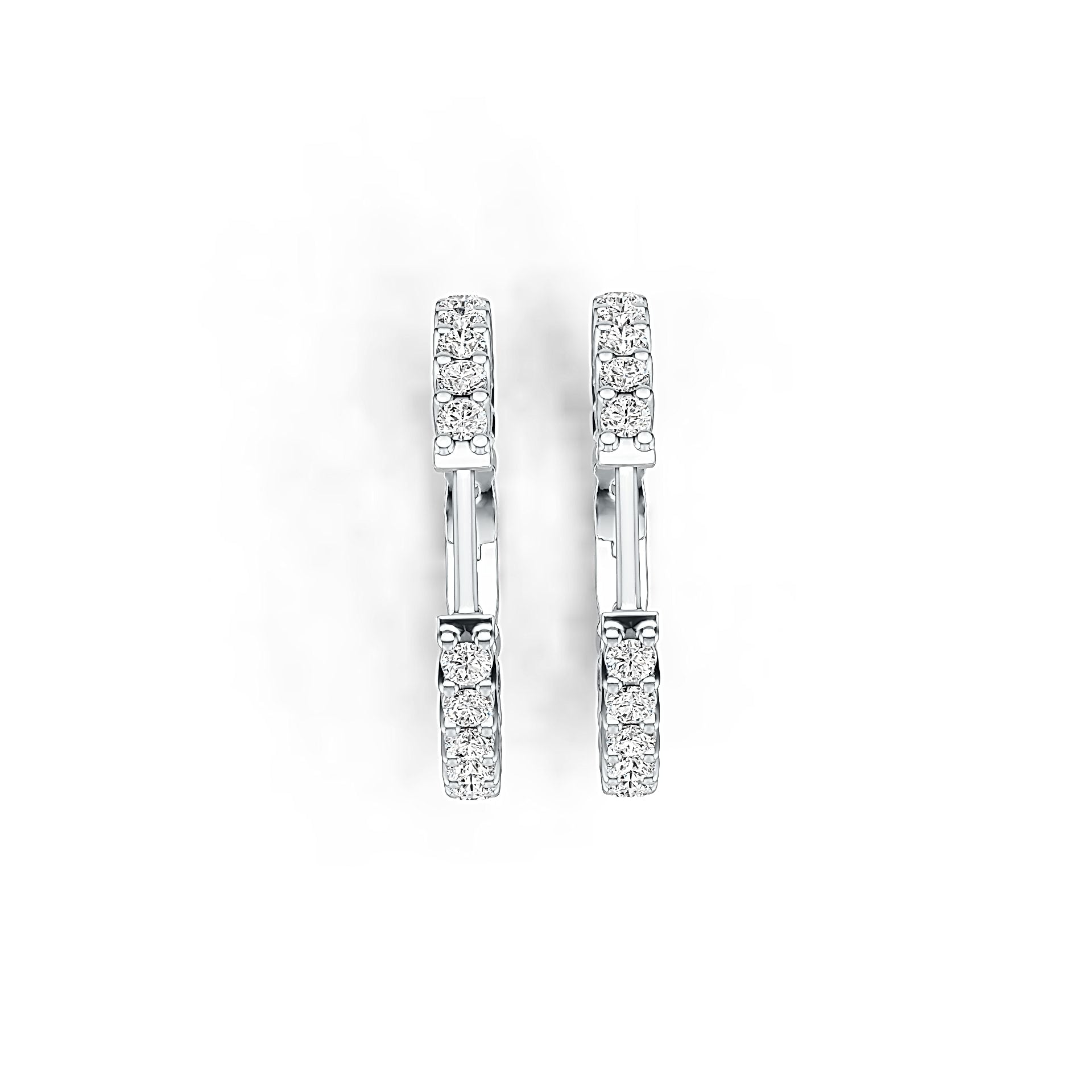 Sterling Silver Semi Mount Earrings Setting Round RD 2x2mm DHJ
