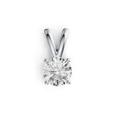 Sterling Silver Semi Mount Pendant Setting Round RD 6.5mm DHJ