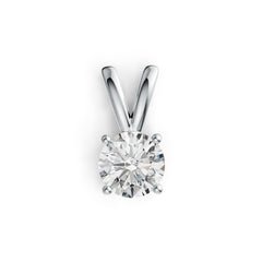 Sterling Silver Semi Mount Pendant Setting Round RD 6.5mm DHJ
